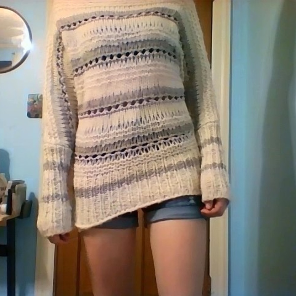 Pinkyotto Loose-knit oversized sweater